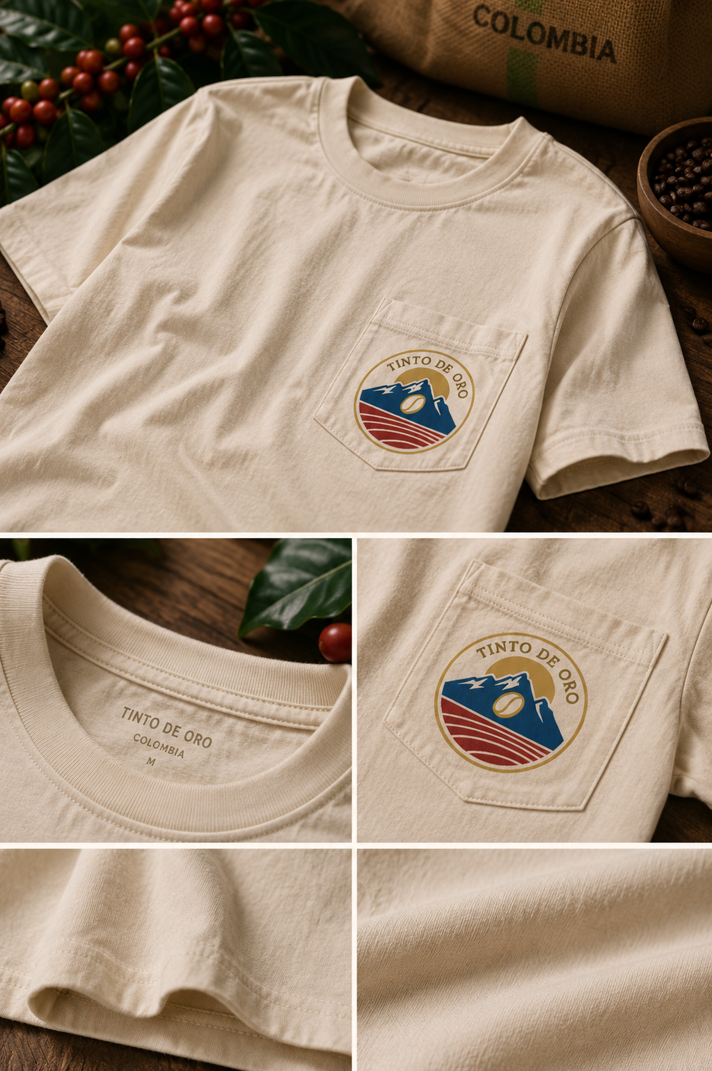 Tinto de Oro Signature Pocket T-Shirt
