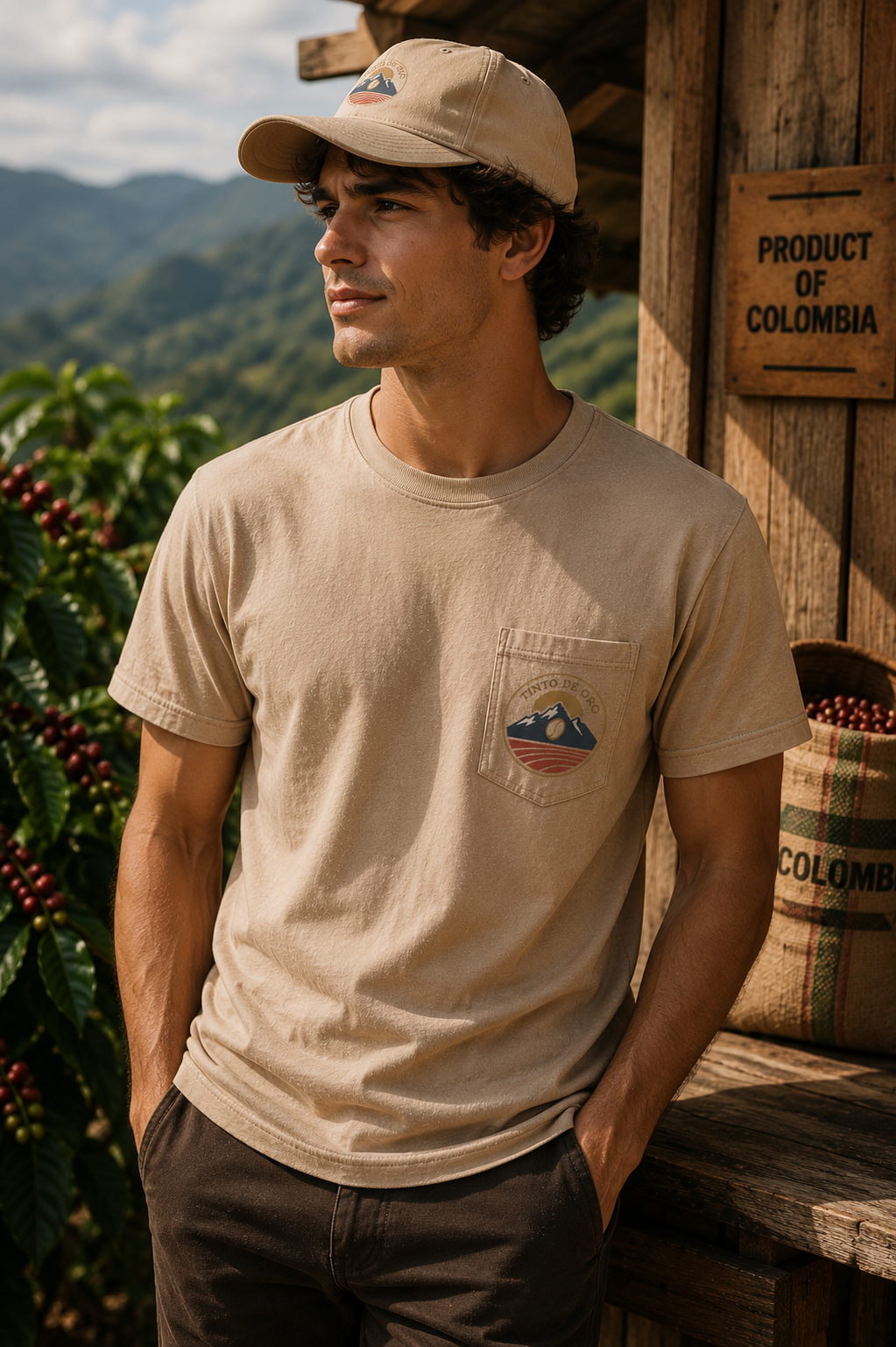 Tinto de Oro Signature Pocket T-Shirt
