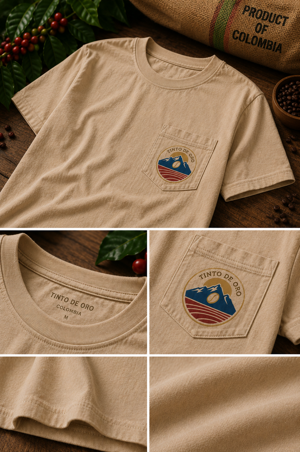 Tinto de Oro Signature Pocket T-Shirt