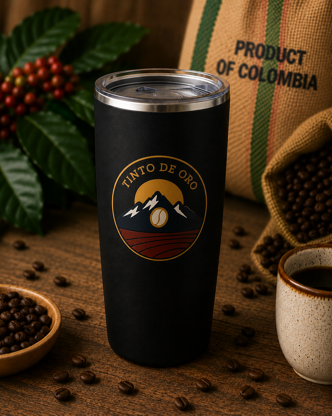 Insulated Stainless Steel Travel Tumbler – 20 oz
