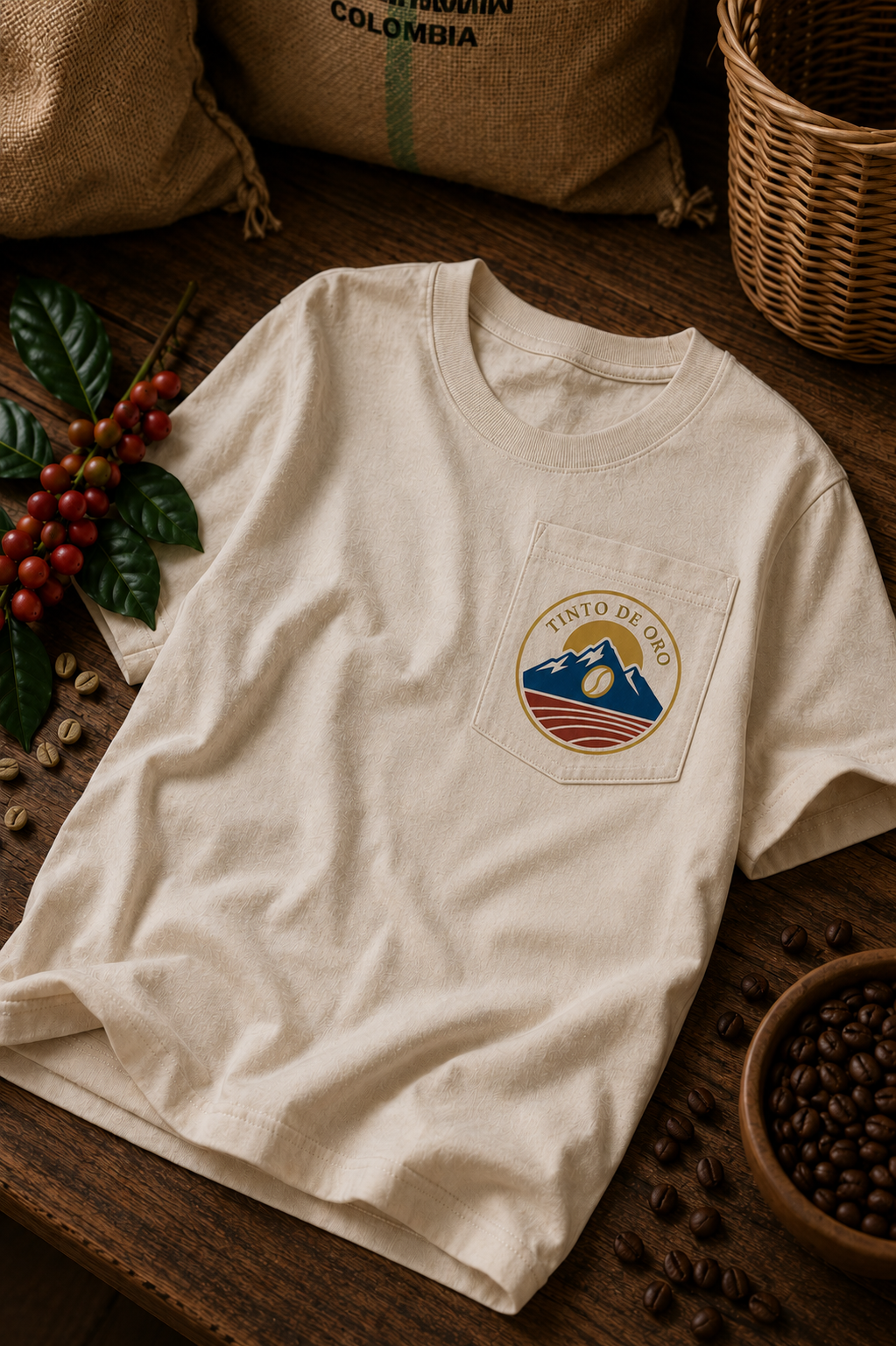 Tinto de Oro Signature Pocket T-Shirt