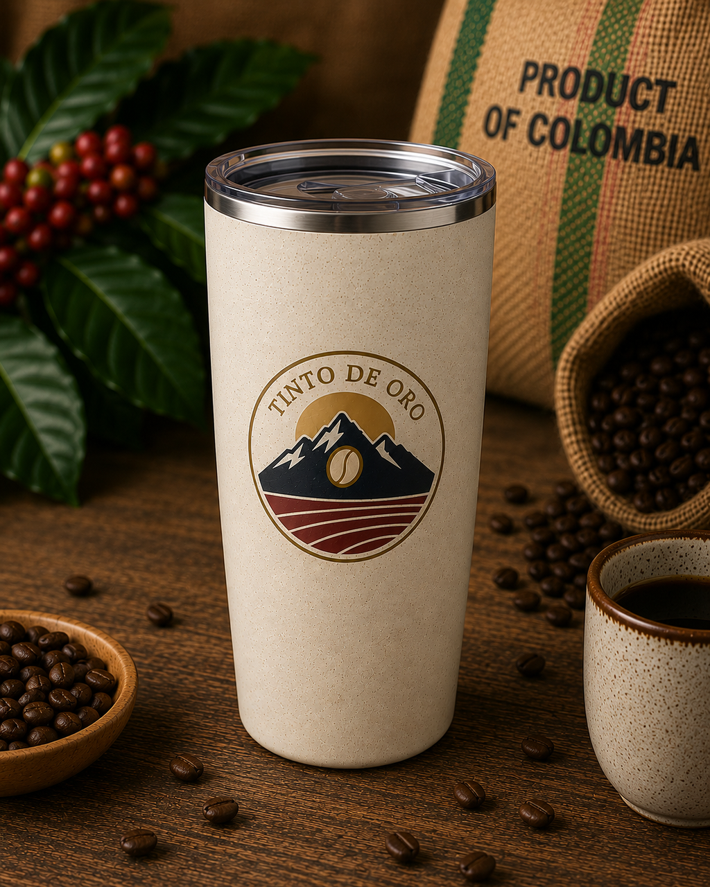 Insulated Stainless Steel Travel Tumbler – 20 oz